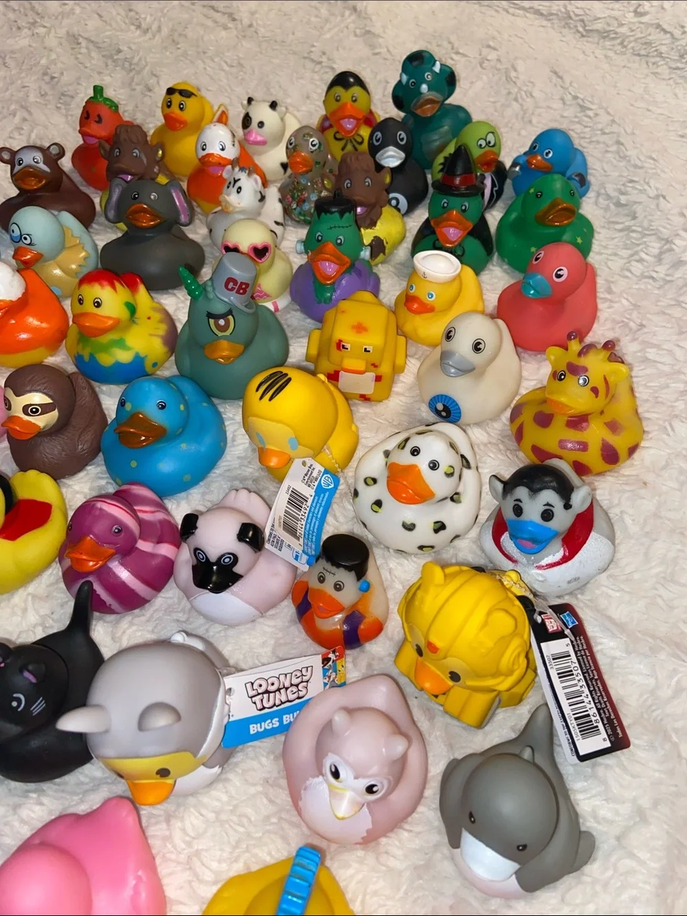57pc Rubber Duck Lot 2” Jeep Ducks Bath Ducks Assorted Collection
